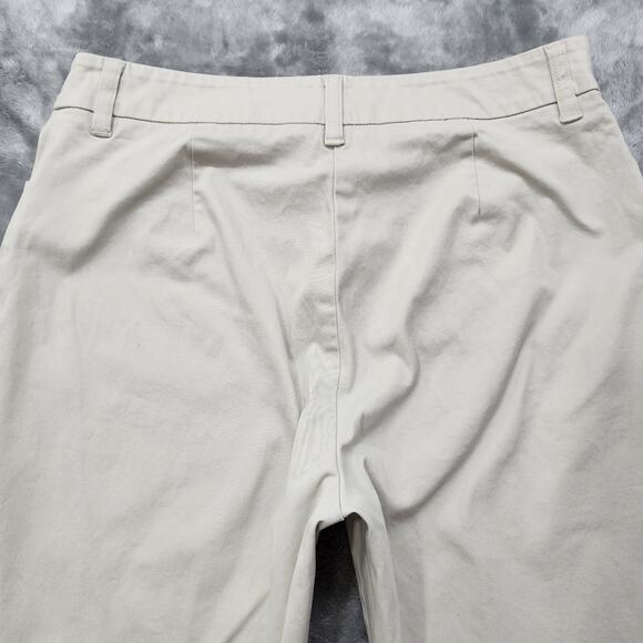 Jones New York Pants Womens 6P PETITE Beige Khaki Mid Rise Straight Leg Preppy - Picture 3 of 10